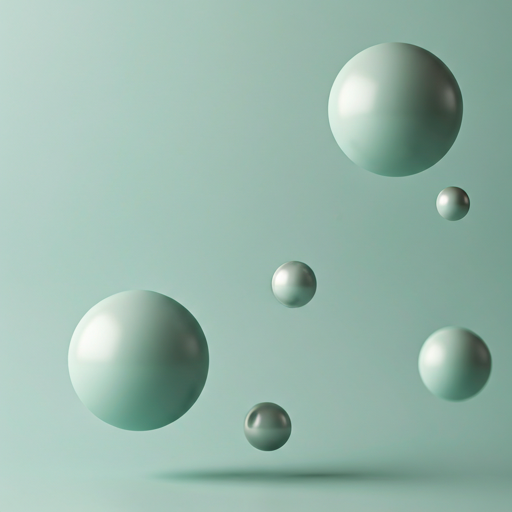 Abstract clean shopping background with gradients and floating shapes